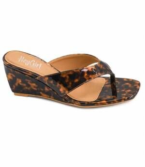 NEW CORKYS FOOTWEAR women's dock party wedge in tortoise